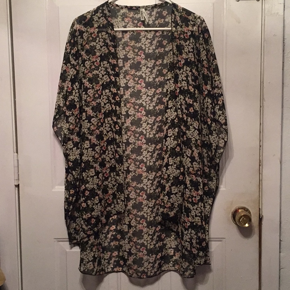 Throw over thin cardigan